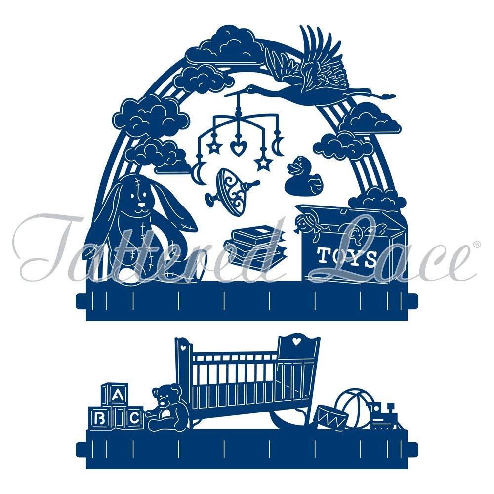 Tattered Lace Dies ~ Flectere Infant Story, TTLD0073