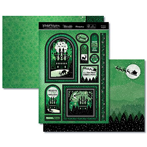 Hunkydory Twilight Kingdom A Magical Christmas- Christmas Kingdom 3-pc Topper Set