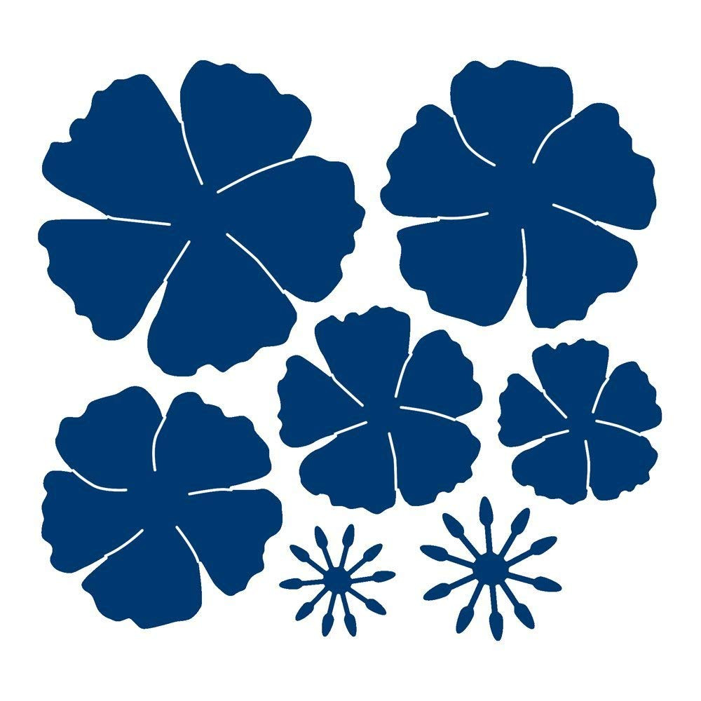 Tattered Lace Charisma Swift Peony Cutting Die, Silver 443710