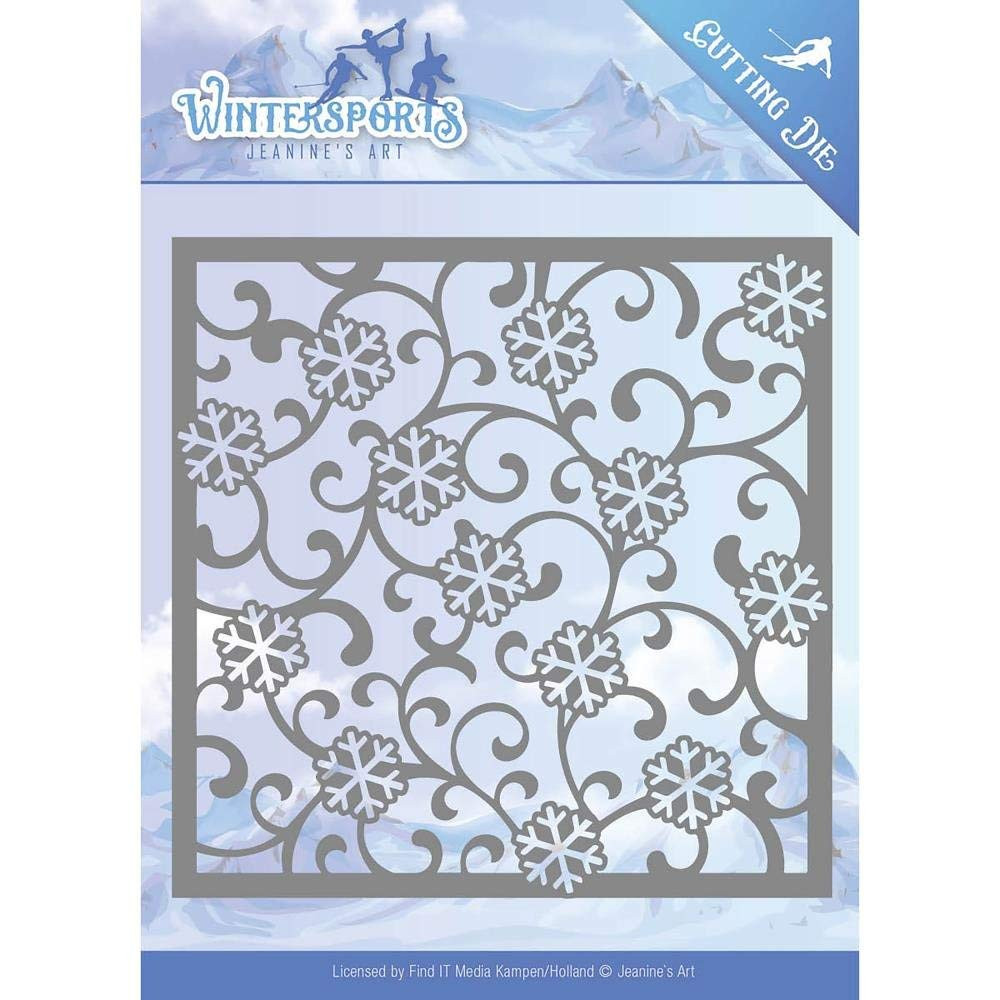 Jeanine's Art Winter Sports Snow Frame Cutting Die