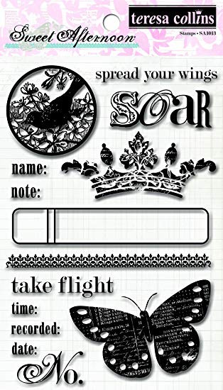 Teresa Collins Designs Sweet Afternoon Clear Stamps