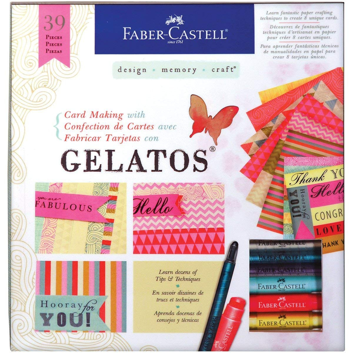 Card Making With Gelatos Kit