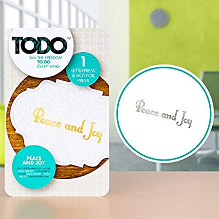  TODO Peace and Joy Letterpress & Hot Foil Press 140479