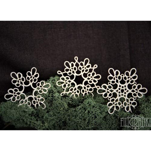 Filigranki Laser Cut Decorative Chipboards for Handicraft- Lace Doily