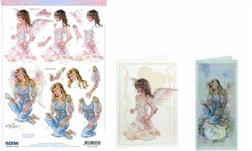 3D Precut Angel Whispers -Peace & Love