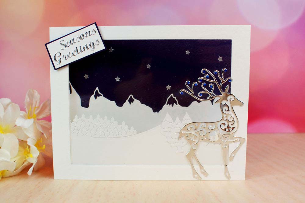 Tattered Lace Winter Forest Dies D886