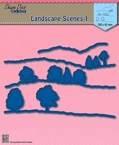 Nellie Snellen Shape Die Blue - Landscape Scenes 1