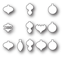 Memory Box Die, Tiny Ornament Triplet 