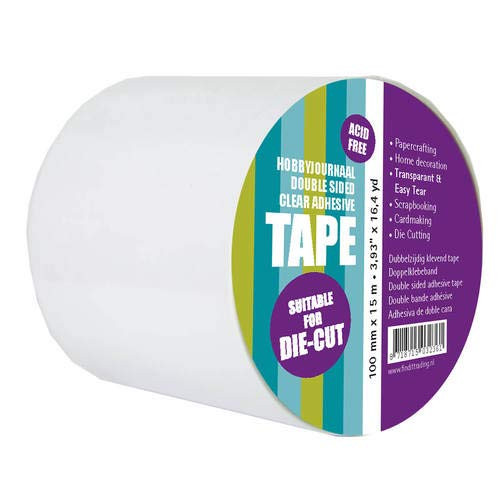 Find It Trading Double Sided Adhesive Roll 15 Meters x 100 mm