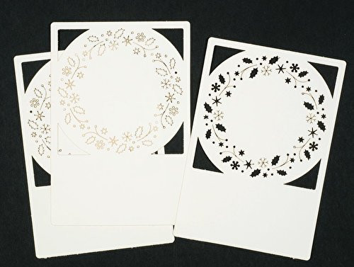 Lomiac Wreath Laser Cut Card Layers Set