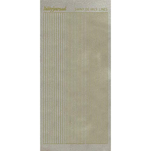 Shiny Details- Lines -Gold Transparent