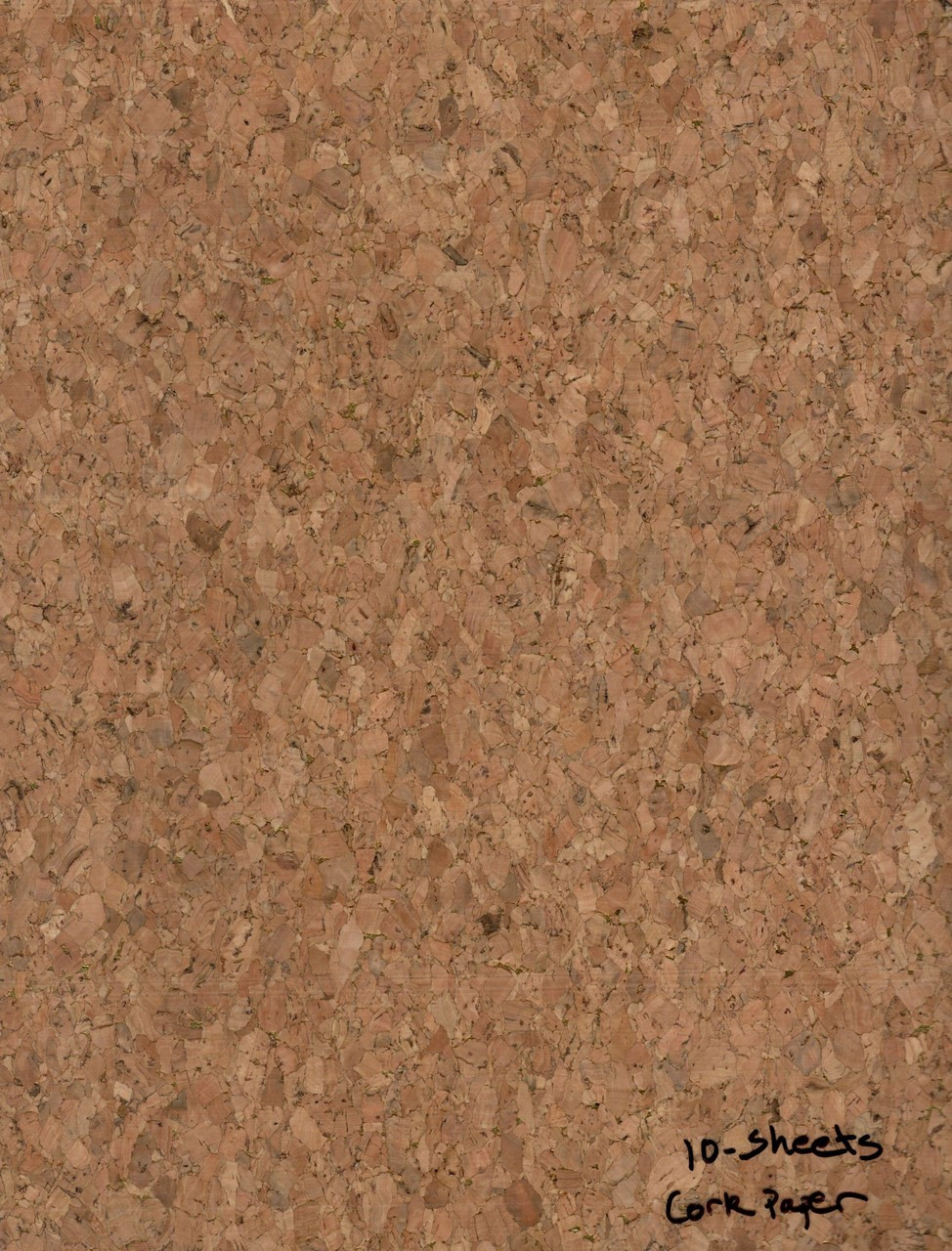 10-pc Assorted Cork Paper 8 1/2" x 11"