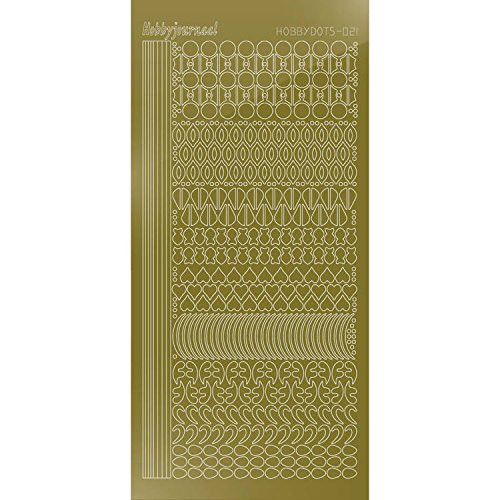 Find It Trading Hobbydots sticker - Mirror - Gold  STYLE 21 STDM217