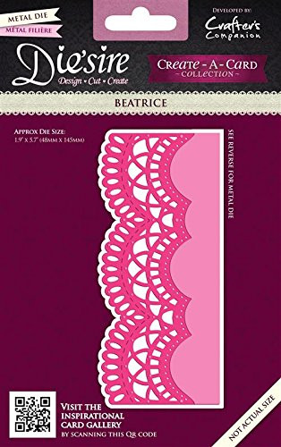 Die'Sire Create-A-Card Die'sire Beatrice LAce Border Die 