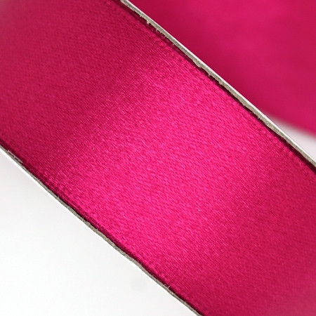 25 yd 3/4 in Satin Ribbon- Fuschia