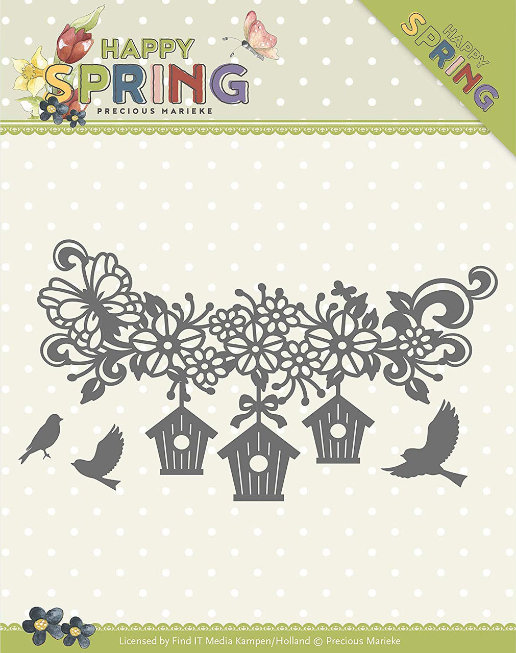 Find It Trading Precious Marieke Happy Spring Die-Happy Birdhouses