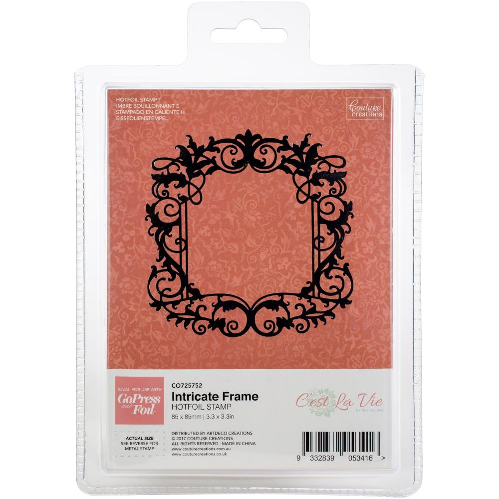 Couture Creations C'est La Vie Hotfoil Stamp- Intricate Frame