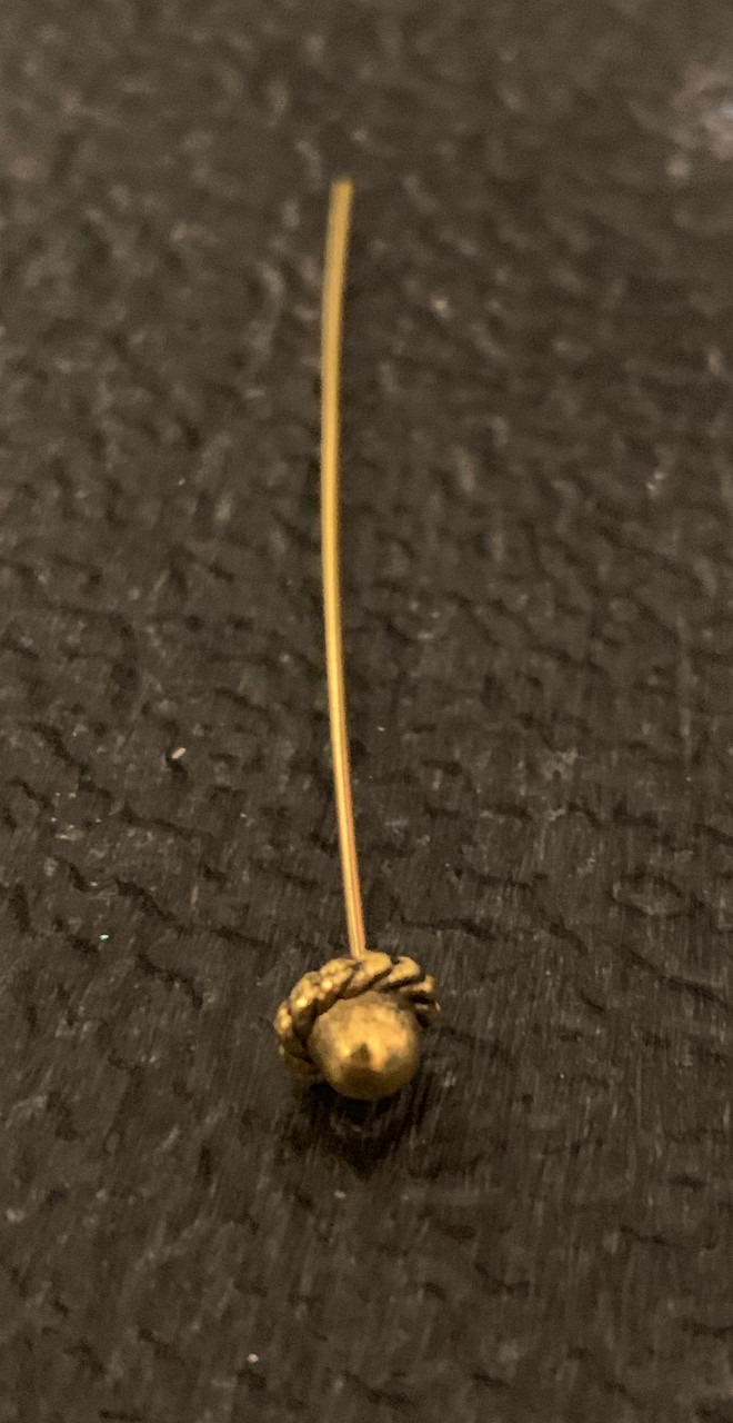 Decorative Head Pins for Making Bow Pins - Gold- Approx 20 pieces per Pack