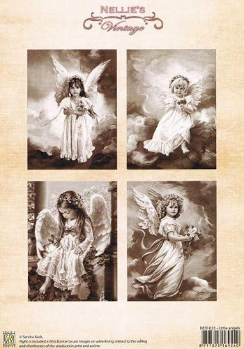 Nellie's Vintage Prints-Little Angels NEVI033