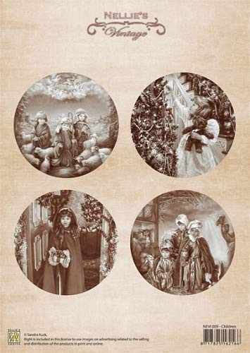 Nellie's Vintage Prints-Children NEVI009