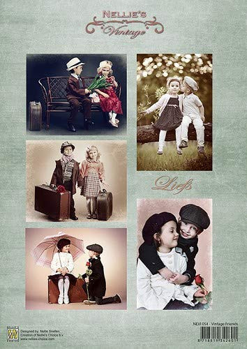 Nellie's Vintage Prints- Vintage Friends NEVI054