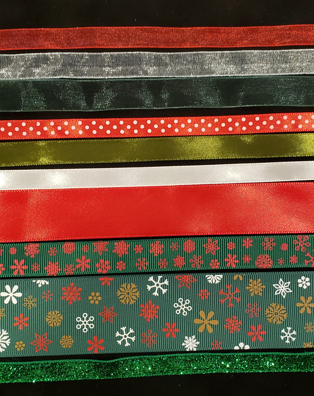 Christmas Ribbons Variety Pack- Classic Colors