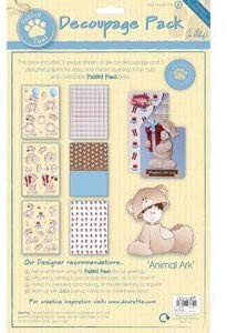 DOCrafts A4 Decoupage Die Cut Pack â€“ Animal Ark (1PK) Teddy Bear PDP1691100