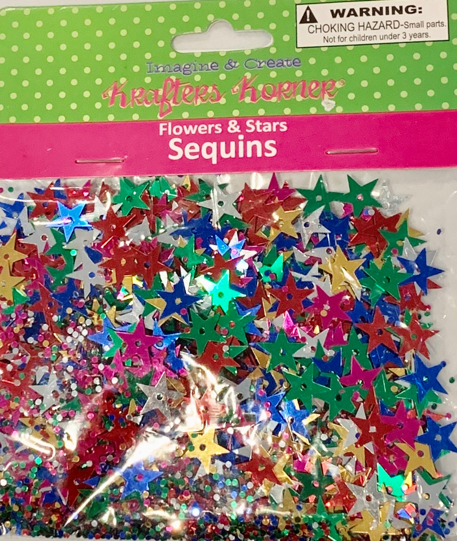 Krafters Korner Star Sequins 