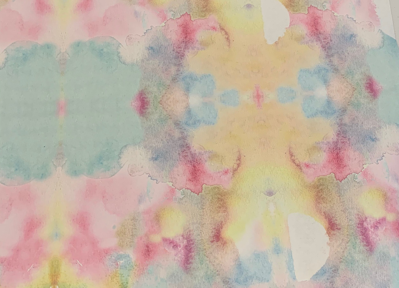 Art-C Watercolor Pattern Paper Roll  12-in x 144-in