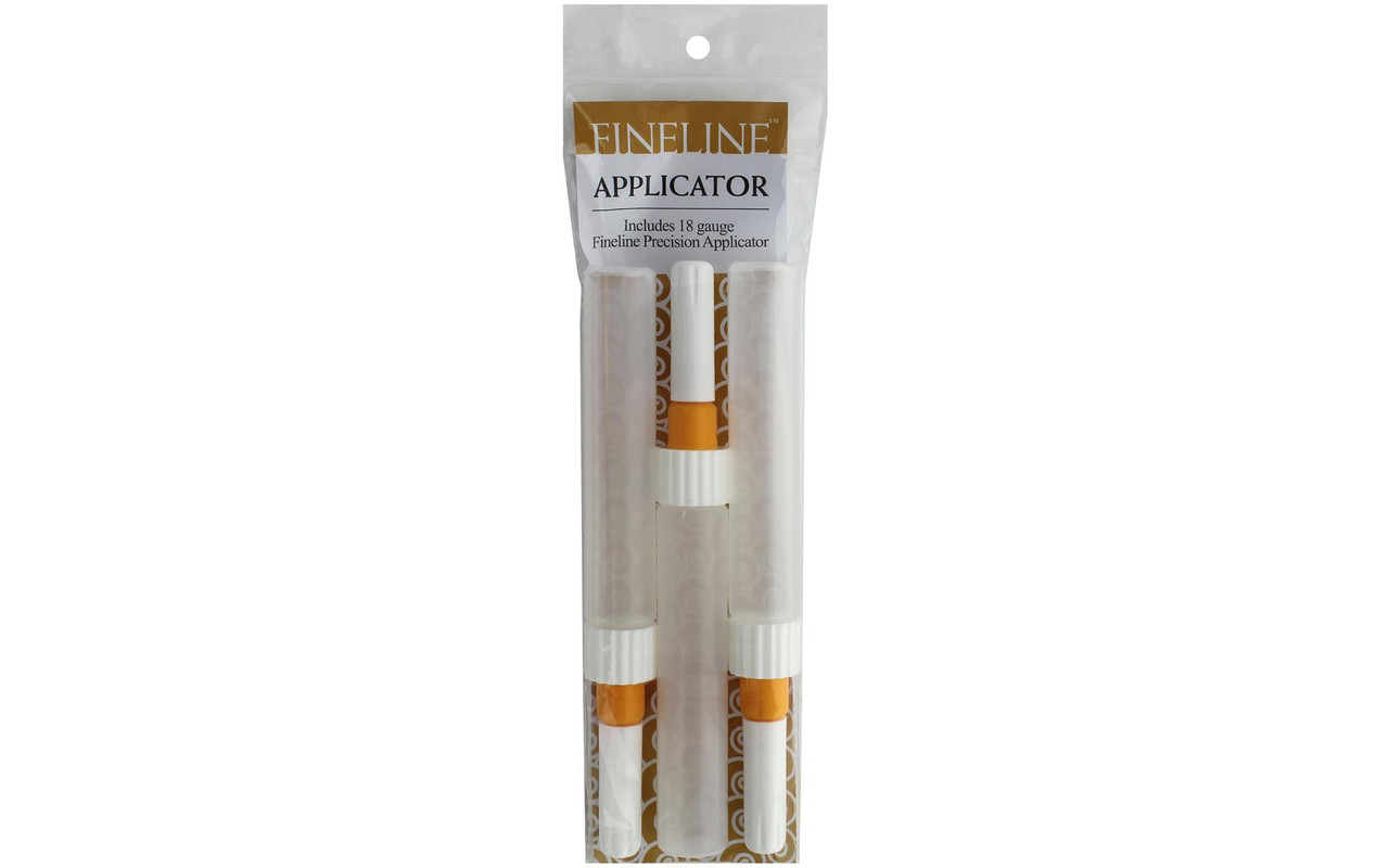 Fineline Products Precision Applicator Bottle 18ga 3pc- Empty