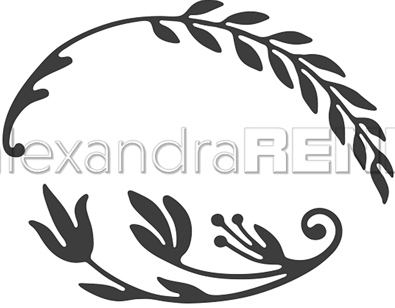 Alexandra Renke Dies-Ornamentic; Branch Right