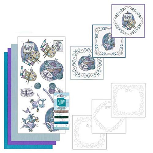 Find It Trading Stitch and Do Embroidery on Paper kit- Crafting - STDO105