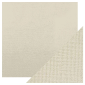Craft Perfect Classsic Card Weave Texture - Oyster Grey