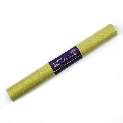 Hunkydory- Diamond Sparkles Self-Adhesive Shimmer Roll (28cmX98cm)- Gold- SCR006