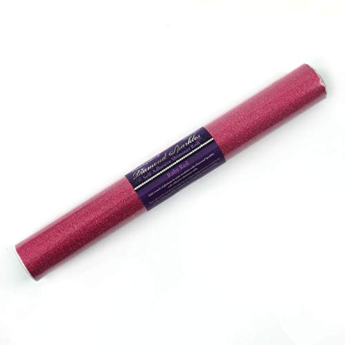 Hunkydory- Diamond Sparkles Self-Adhesive Shimmer Roll (28cmX98cm)- Ruby Red- SCR008