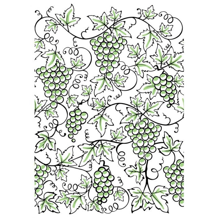 Crafter's Companion Background Layering Stamps - Fruit of the Vine