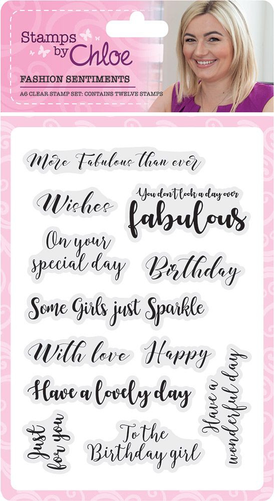 Chloe's Creative Cards - Fashion Sentiments AA4970