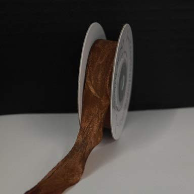 Creative Impressions Crepe Ribbon 3/4" Chestnut - 25 Yards