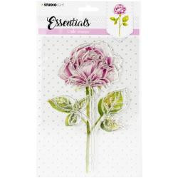Studio Light- Essentials Clear Stamp- Rose SIZE: A5