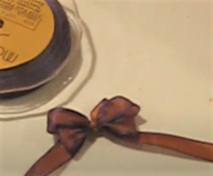 1/2 Inch Woven Iridescent Ribbon Blue Copper