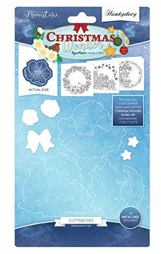 Hunkydory Moonstone Dies- Christmas Wonder Aperture Dies