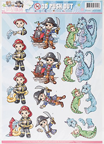 Find It Trading Yvonne Creations Punchout Sheet-Tots & Toddlers- Dress Up