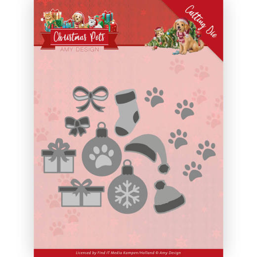 Amy Design Cutting Die - Christmas Pets - CHristmas Decorations ADD10215