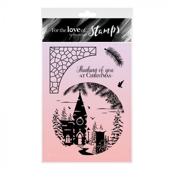 Hunkydory For the Love of Stamps- Church in the Snow - A6 Stamp Set