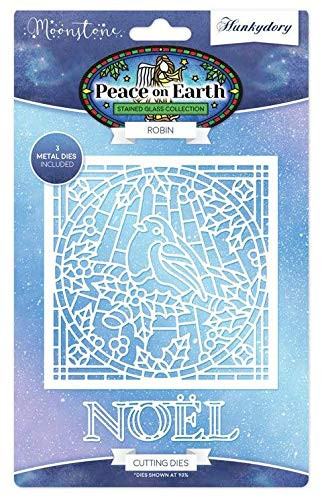 Hunkydory Moonstone Die- Peace on Earth - Robin MSTONE226