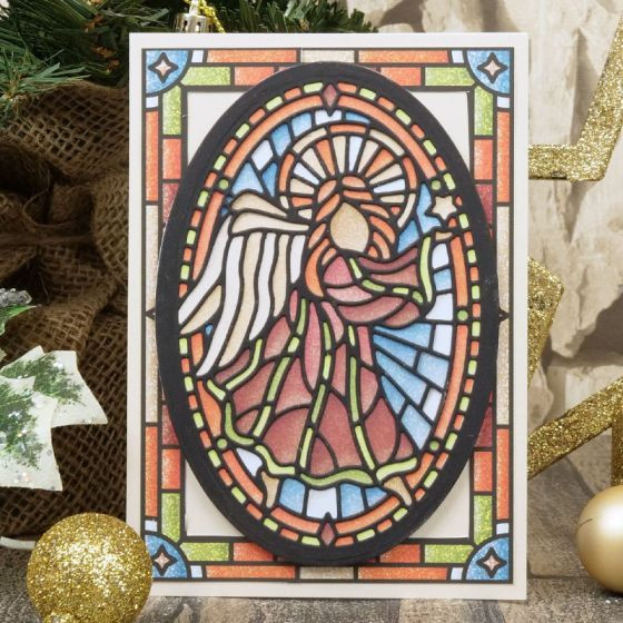 Hunkydory Moonstone Die- Peace on Earth - Angel MSTONE224