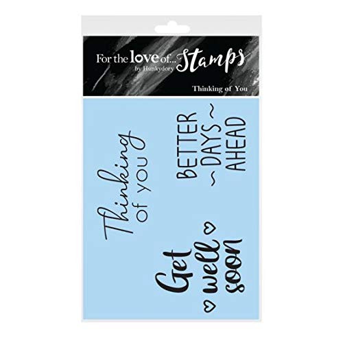 Hunkydory- for The Love of Stamps- Thinking of You- A7 Stamp Set- FTLS613