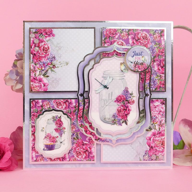 Hunkydory Crafts Peony Promise - Oh So Sweet - 3pc Topper Set