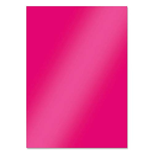 Hunkydory Crafts Mirri Essentials - Fuchsia Pink 220gsm Mirror Card MCD509