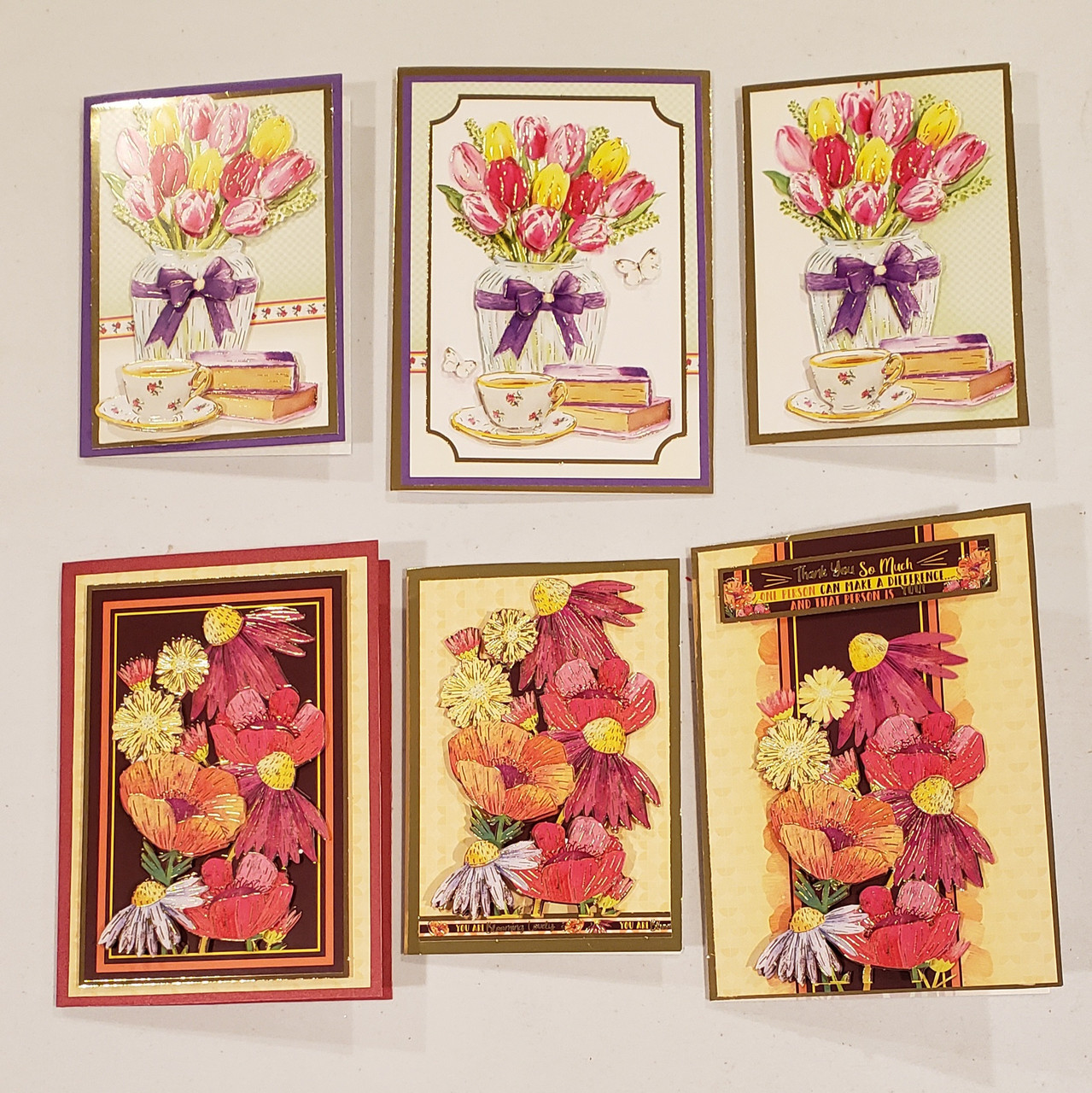 Flourishing Florals Spring to Fall Card Kit -- Makes 6 Cards